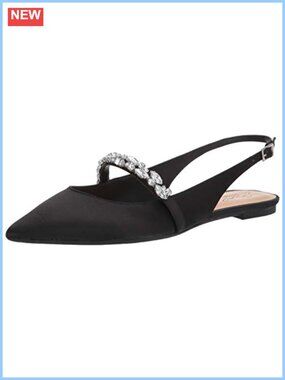 Pointed Toe Slingback Pumps Faux Leather Evening Dress Shoes